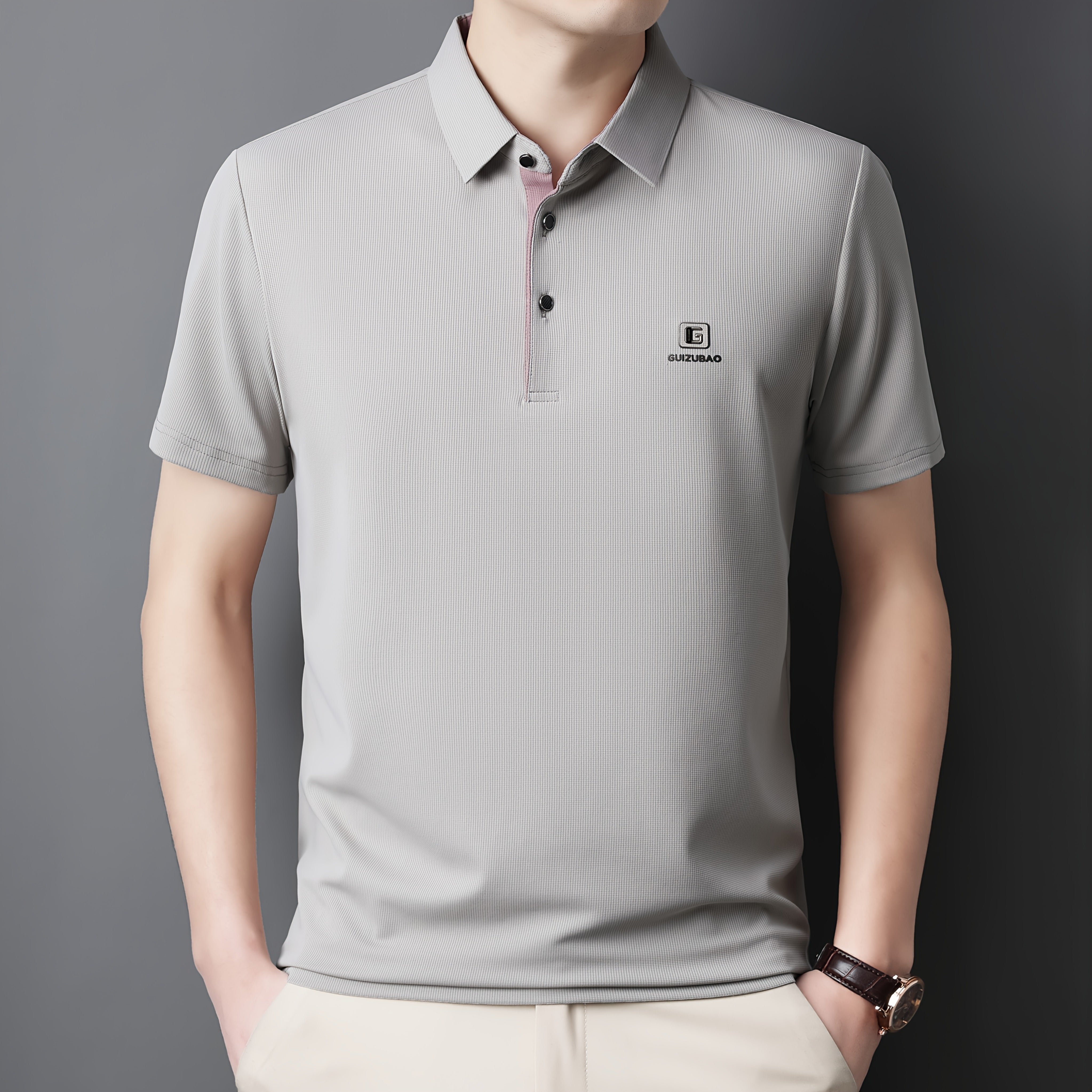 Casual Mens Summer Polo Shirt