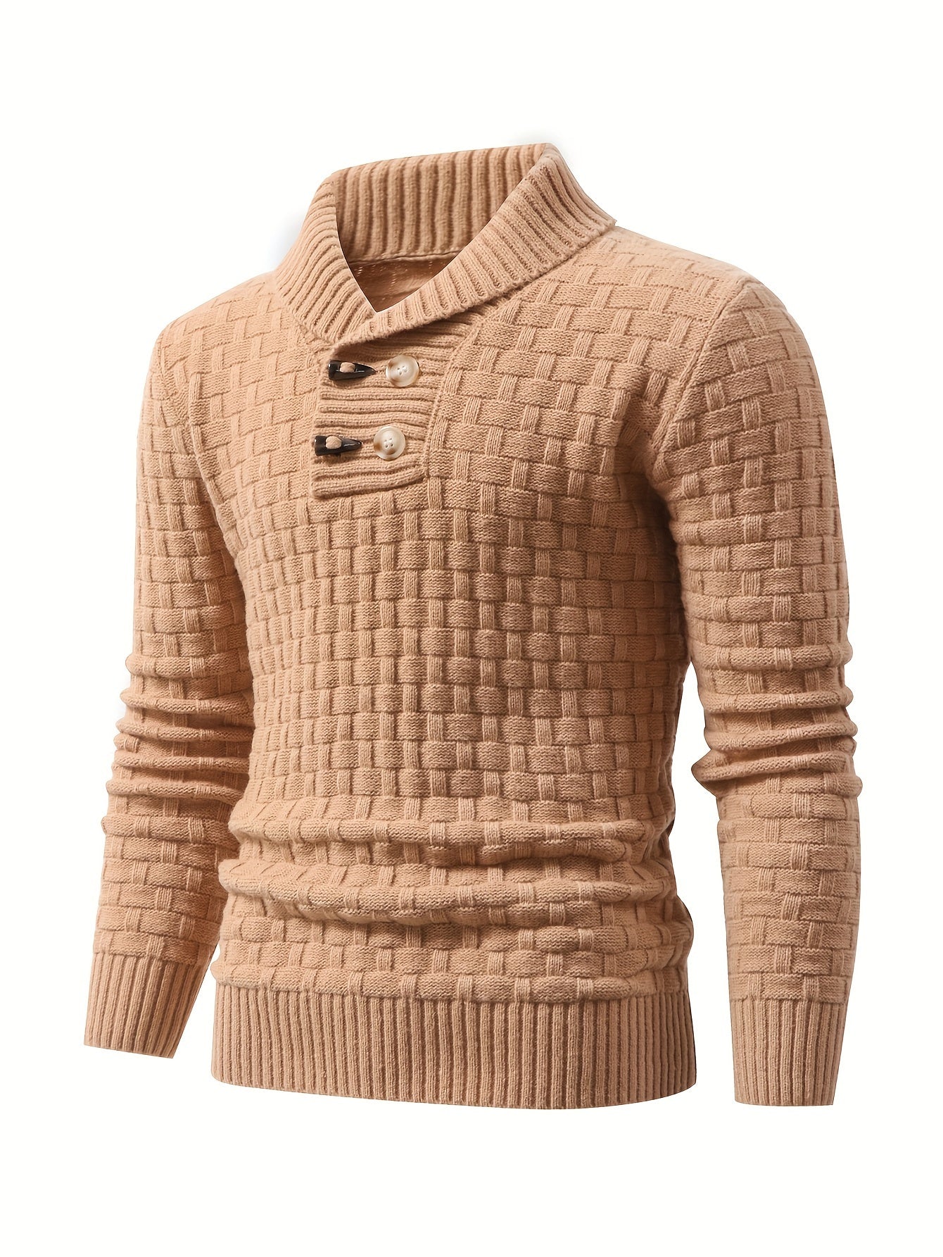 Geo Rib Knit Pullover