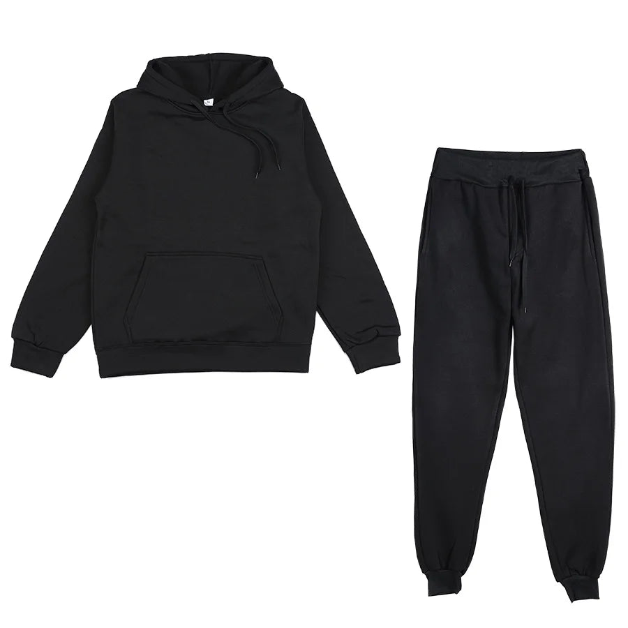 Men's Sports Suits Fashion Tracksuit Women Hoodies + Pants Two Pieces Sets Running Casual Sweatshirts Sweatpants Men's Clothing