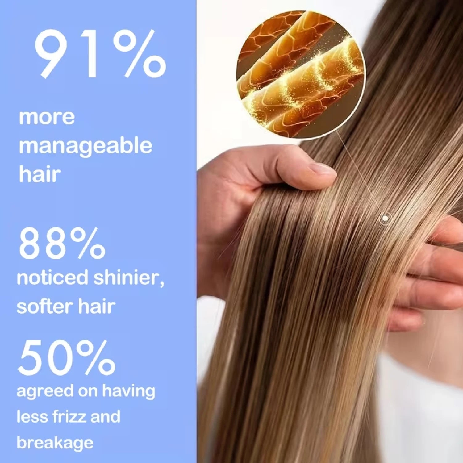 Hair Vitamin Hair Serum With Argan Macadamia Avocado Oil Nourishing Spray Smooth Shiny Healthy Dry Hair Care Product 100g