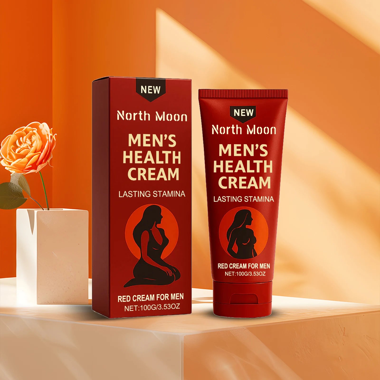 North Moon Men Intimate Care Cream Massage Cream Gentle Moisturizing Nourishing Body Skin Comfort External Use Daily Care 100g