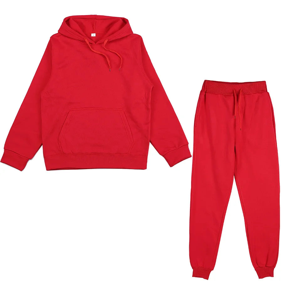 Men's Sports Suits Fashion Tracksuit Women Hoodies + Pants Two Pieces Sets Running Casual Sweatshirts Sweatpants Men's Clothing