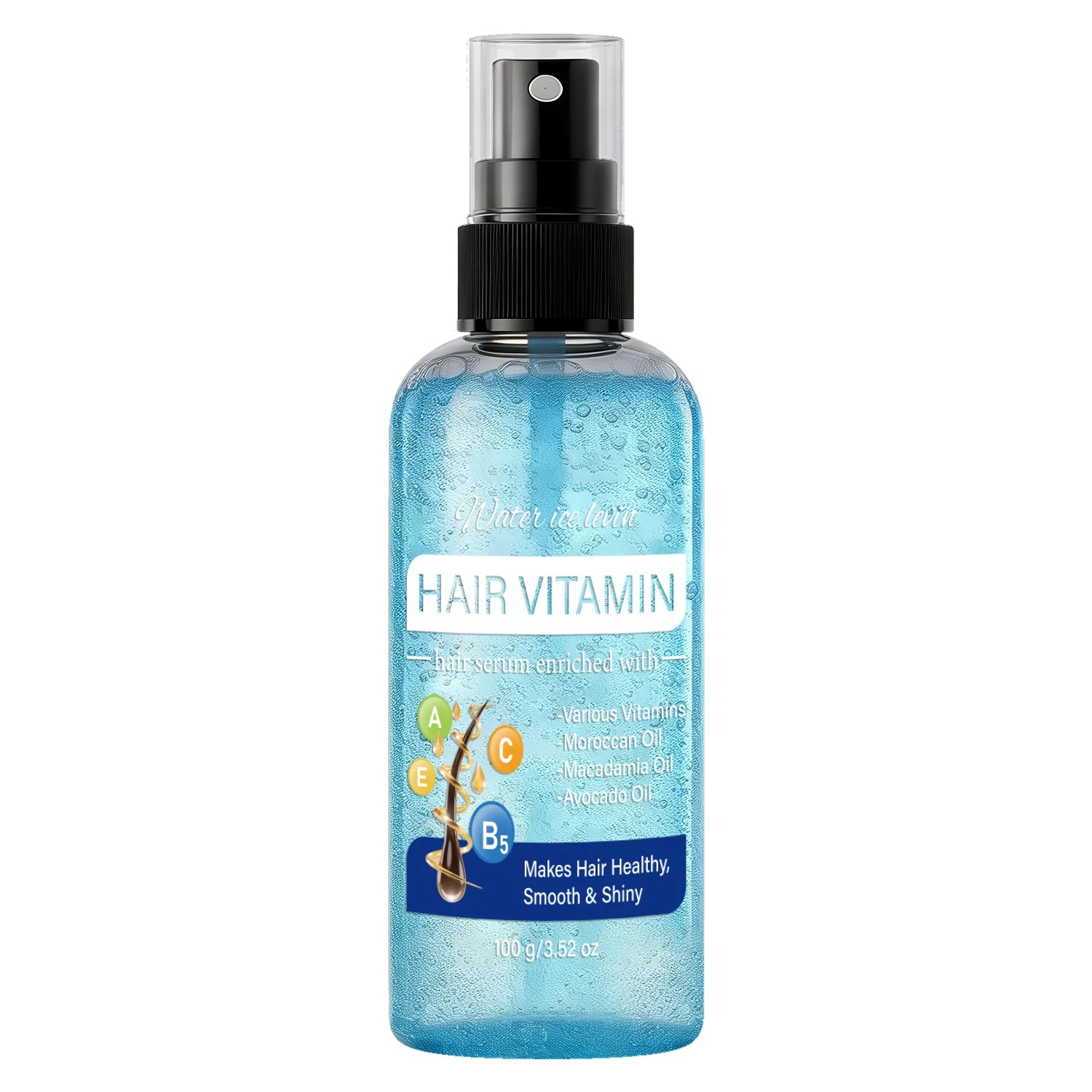 Hair Vitamin Hair Serum With Argan Macadamia Avocado Oil Nourishing Spray Smooth Shiny Healthy Dry Hair Care Product 100g