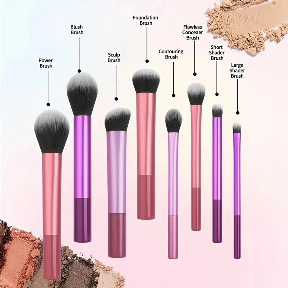 Soft Synthetic Makeup Brush Kit