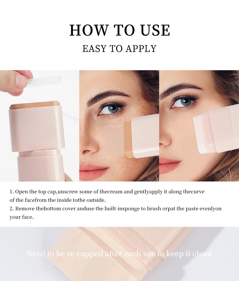 Dual Matte Concealer Foundation Stick