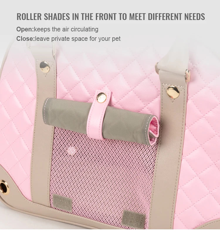 Truelove Fashion Pet Carrier Handbag Out of Portable Bag Space Cabin Hug Cat Dog Artifacts Out Bag Backpack Pet Box Cage TLX6971