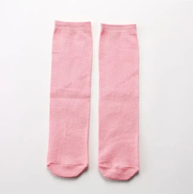 Kids Knee High Cotton Socks