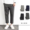 Khaki Straight Casual Chino Pants