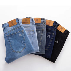 Men’s Retro Washed Loose-Fit Jeans