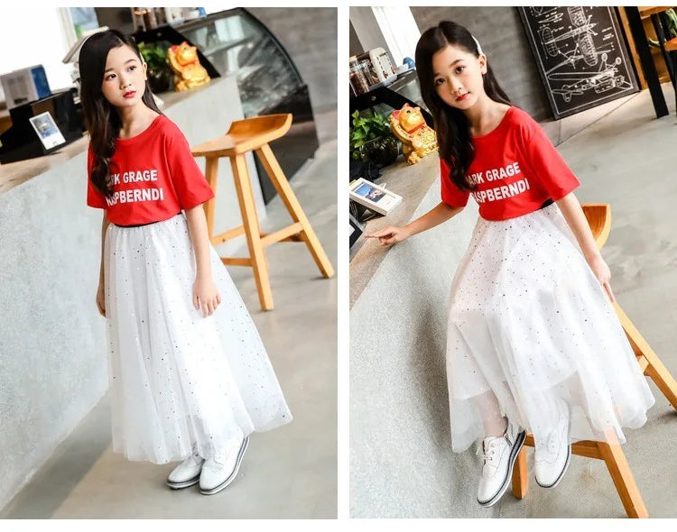 Girls Long Skirt Premium Edition