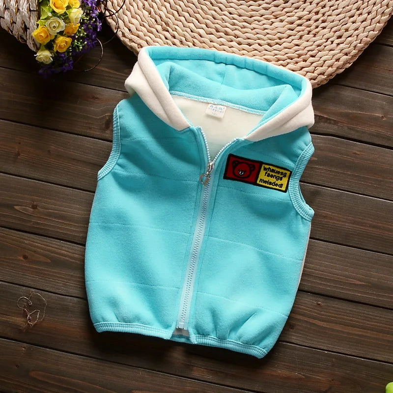 Fleece Hooded Baby Outfit Set