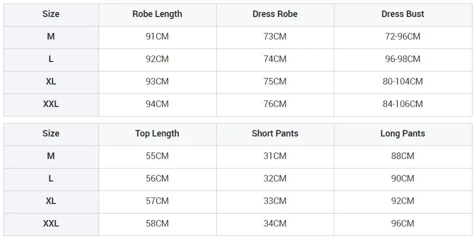 Satin Lace Five Piece Pajamas
