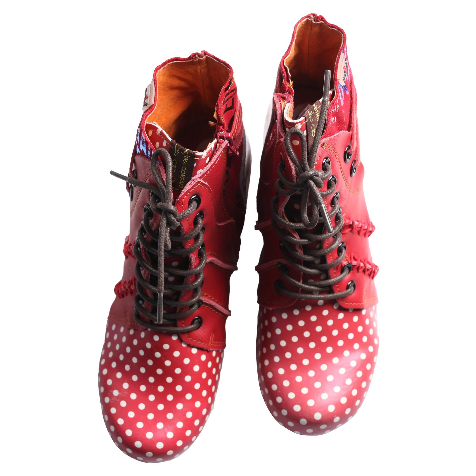 Women Leather High Heel Shoes