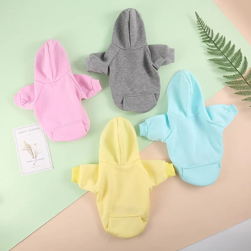 Cozy Pocket Dog Hoodie Coat