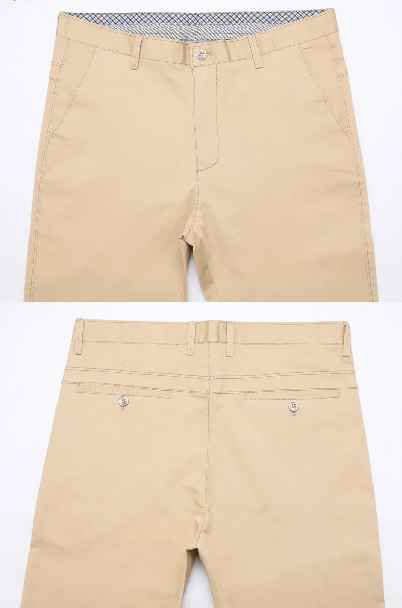 Premium Cotton Business Suit Pants