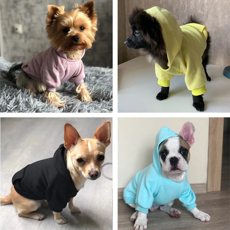 Cozy Pocket Dog Hoodie Coat