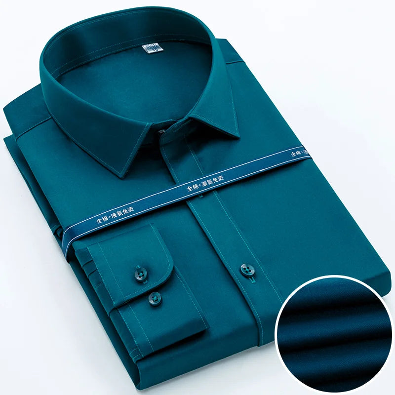 Mercerized Cotton Formal Dress Shirt