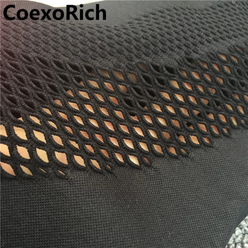 Yoga Set Women Fitness Gym Clothing Sport Suit Seamless Hollow Out Long Sleeve Crop Top High Waist Workout Leggings Sportwear