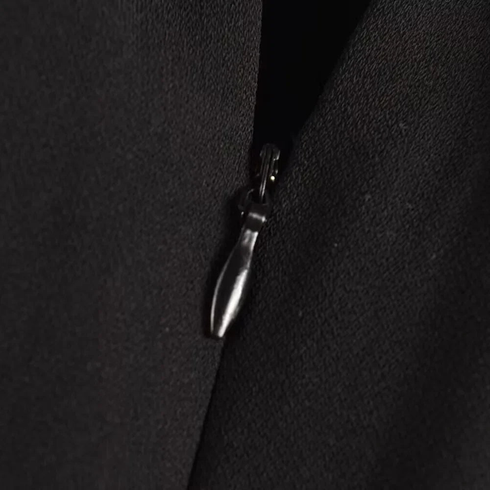 Black Collared Utility Jumpsuit