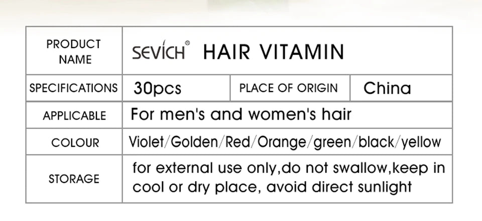 Keratin Vitamin Hair Oil Capsules