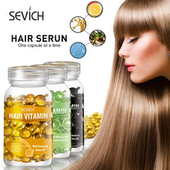 Keratin Vitamin Hair Oil Capsules
