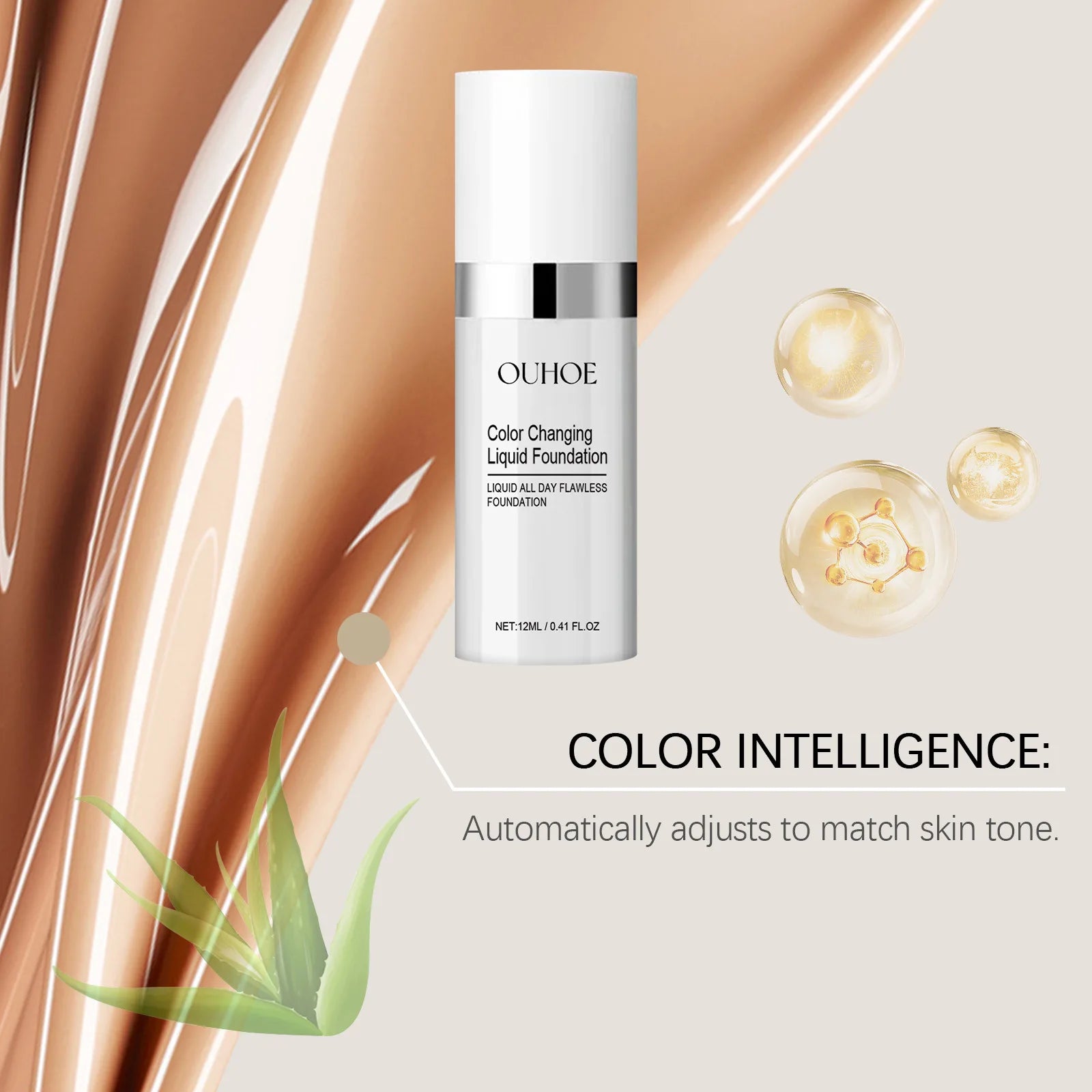 Radiant Liquid Foundation Concealer Cream