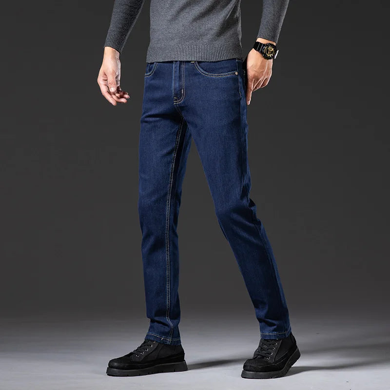 Men’s Retro Washed Loose-Fit Jeans