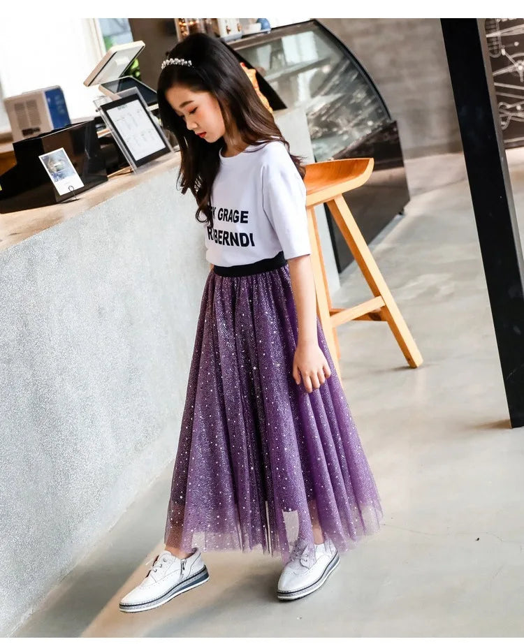 Girls Long Skirt Premium Edition