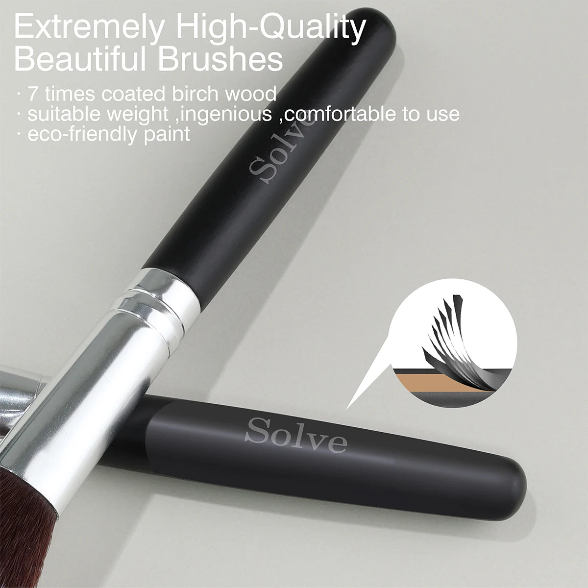 Premium Black 32 Brush Set