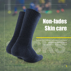 Navy Cushioned Performance Crew Socks