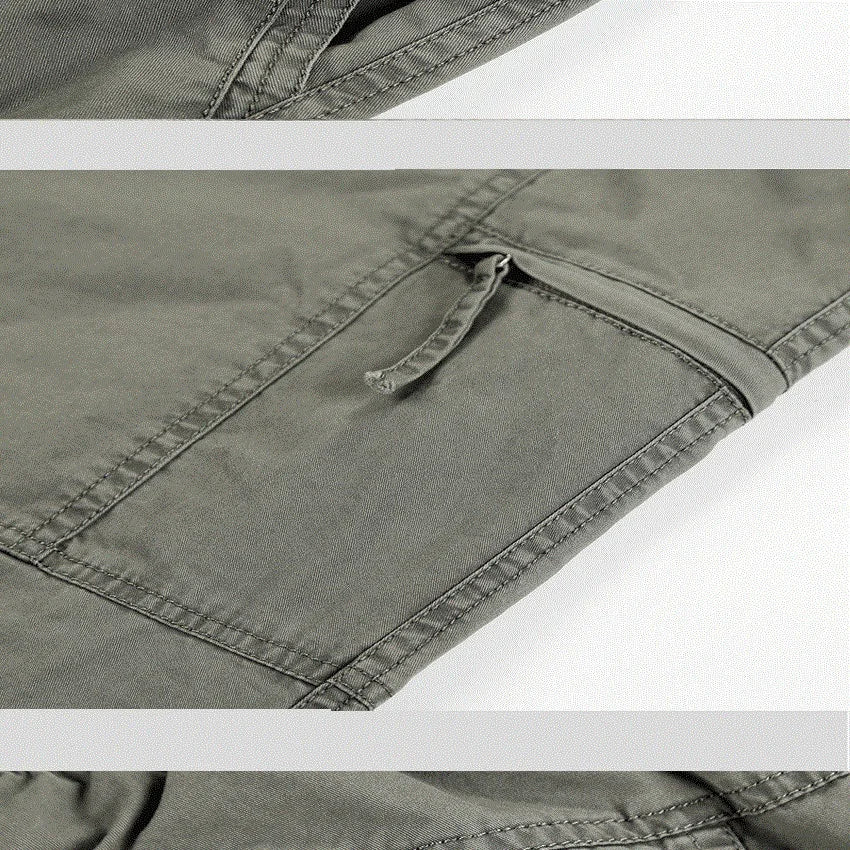 Relaxed Straight Casual Cotton Pants