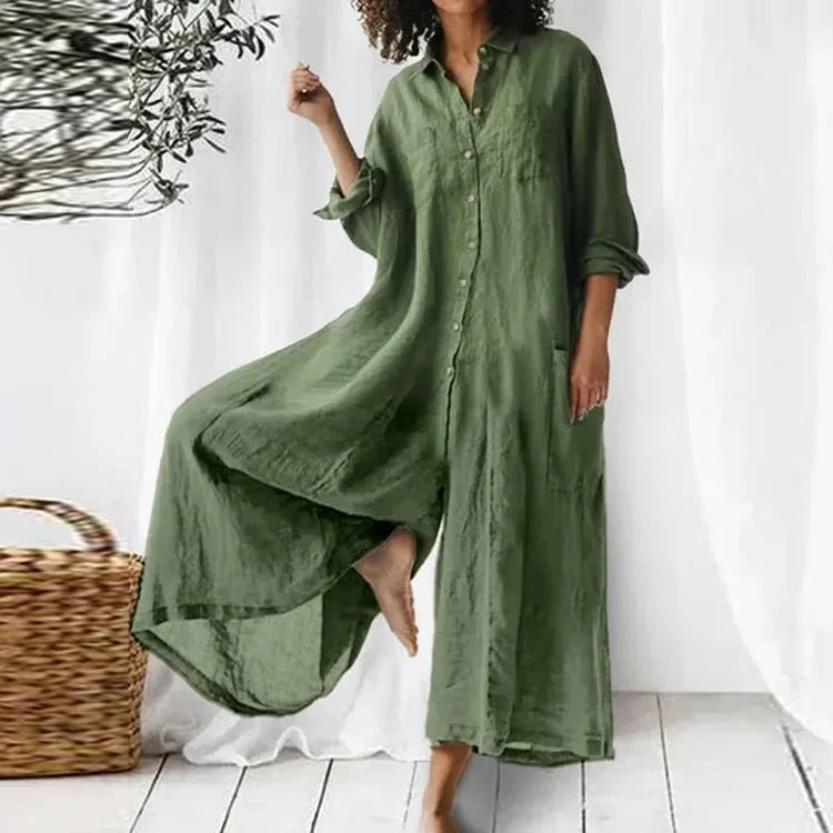 Elegant Sleeveless Wide Leg Jumpsuit