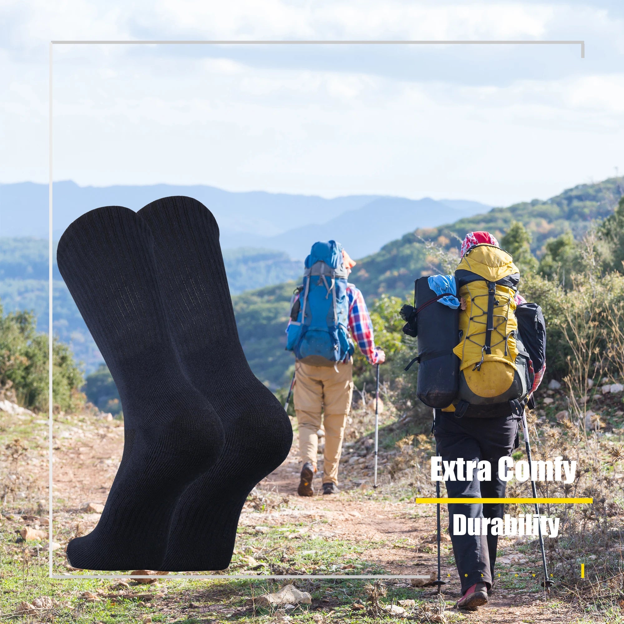 Navy Cushioned Training Crew Socks