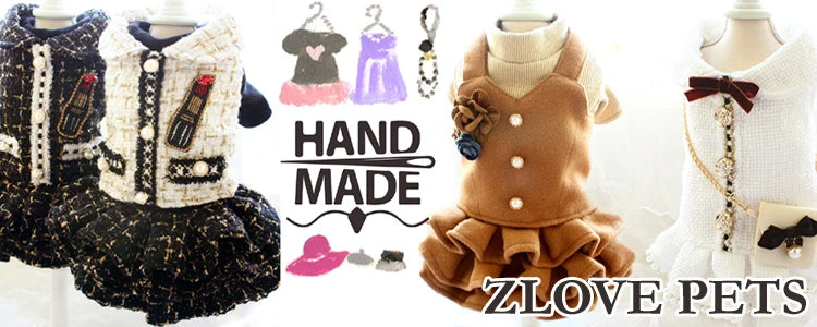 Handmade Unique Design Dog Clothes European Court Style Pet Costume Suit Lace Cuffs Collar Twin Sets Apparel Cat Poodle Maltese