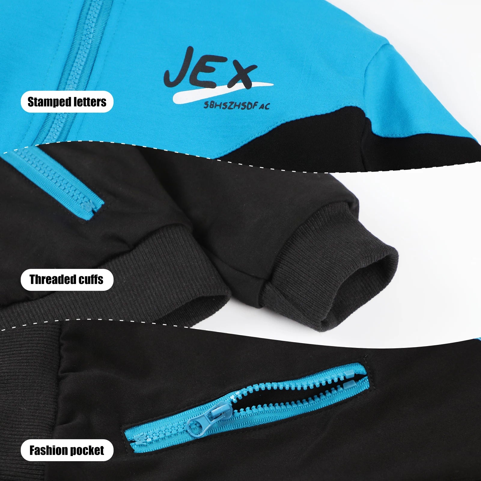 Kids Tracksuits,Teen Boys School Sweatsuits,Fashion Cotton Hooded Tops + Pants Set,Soft Children's Long Sleeve Sportswear
