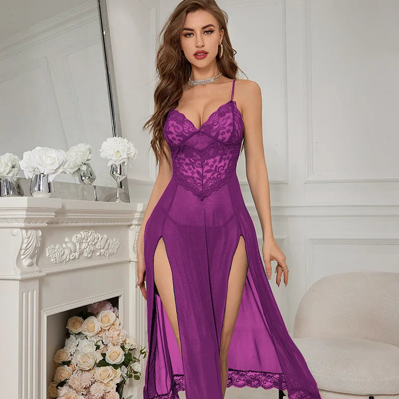 Lace Lingerie Wedding Nightwear Set