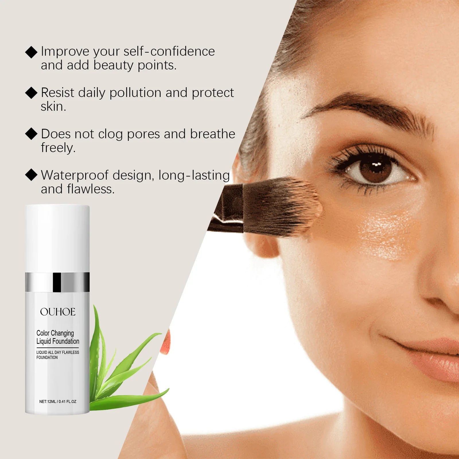 Radiant Liquid Foundation Concealer Cream