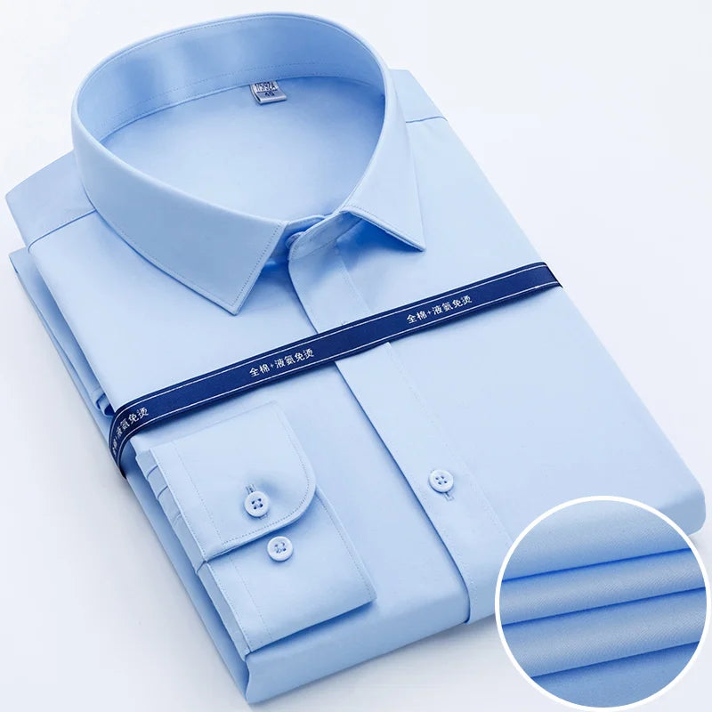 Mercerized Cotton Formal Dress Shirt