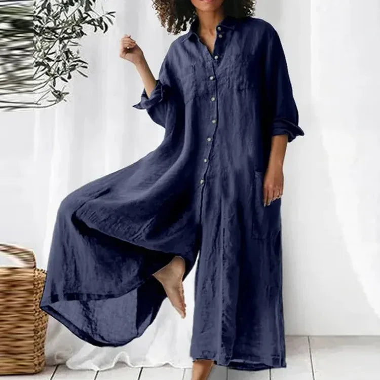 Elegant Sleeveless Wide Leg Jumpsuit
