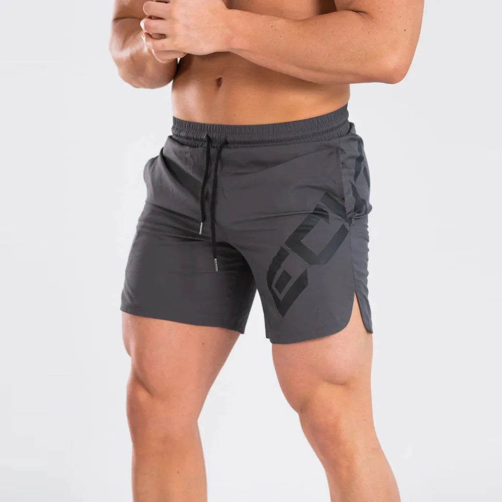 Quick Dry Printed Fitness Shorts