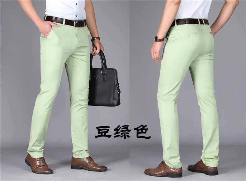 Premium Cotton Business Suit Pants