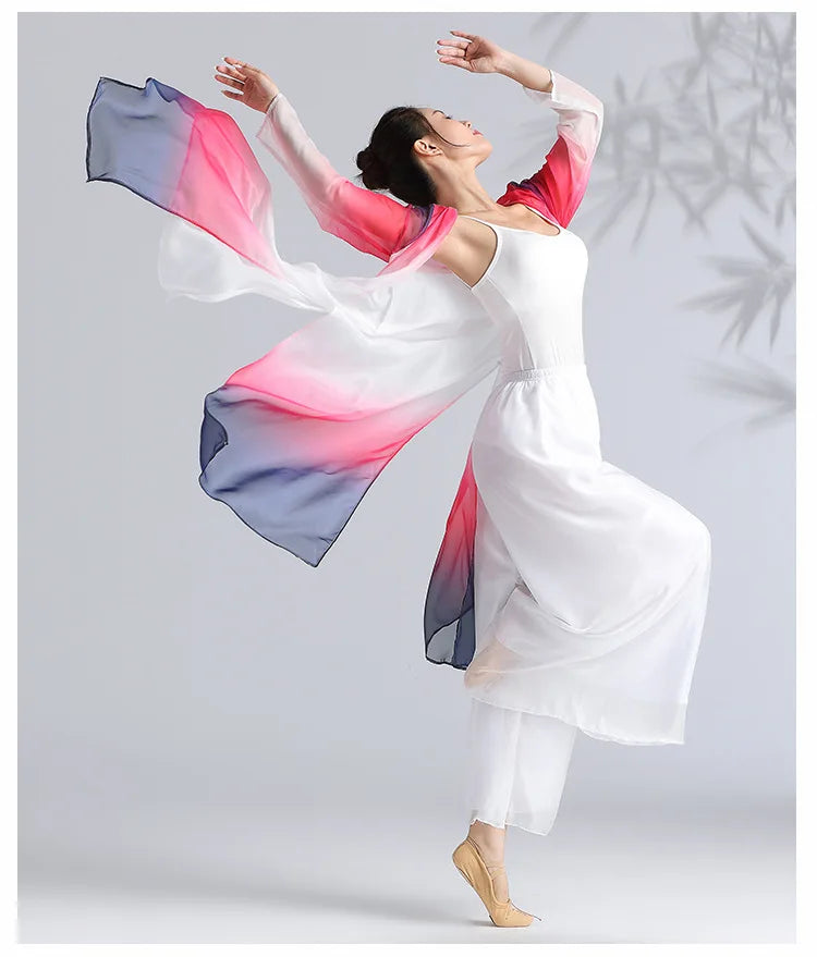 Classical Gradient Chiffon Dance Dress