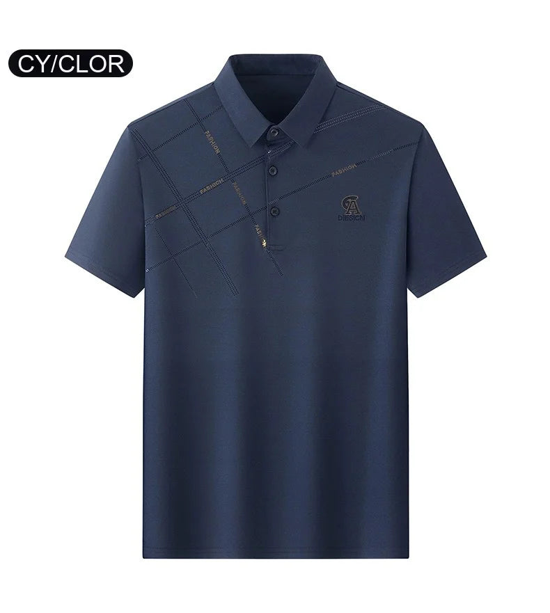 Ice Silk Polo Casual Ease