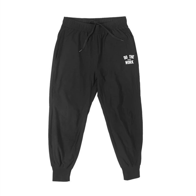 Joggers Pants Men Muscle Fitness Running Pants Training Sport Quick Dry Gym Training Sweatpants Bodybuilding Beam Mouth Trouser
