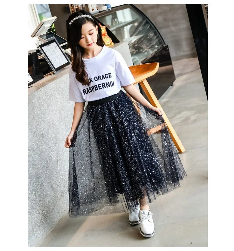 Girls Long Skirt Premium Edition