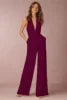 Chic Backless Solid Sleeveless Jumpsuit