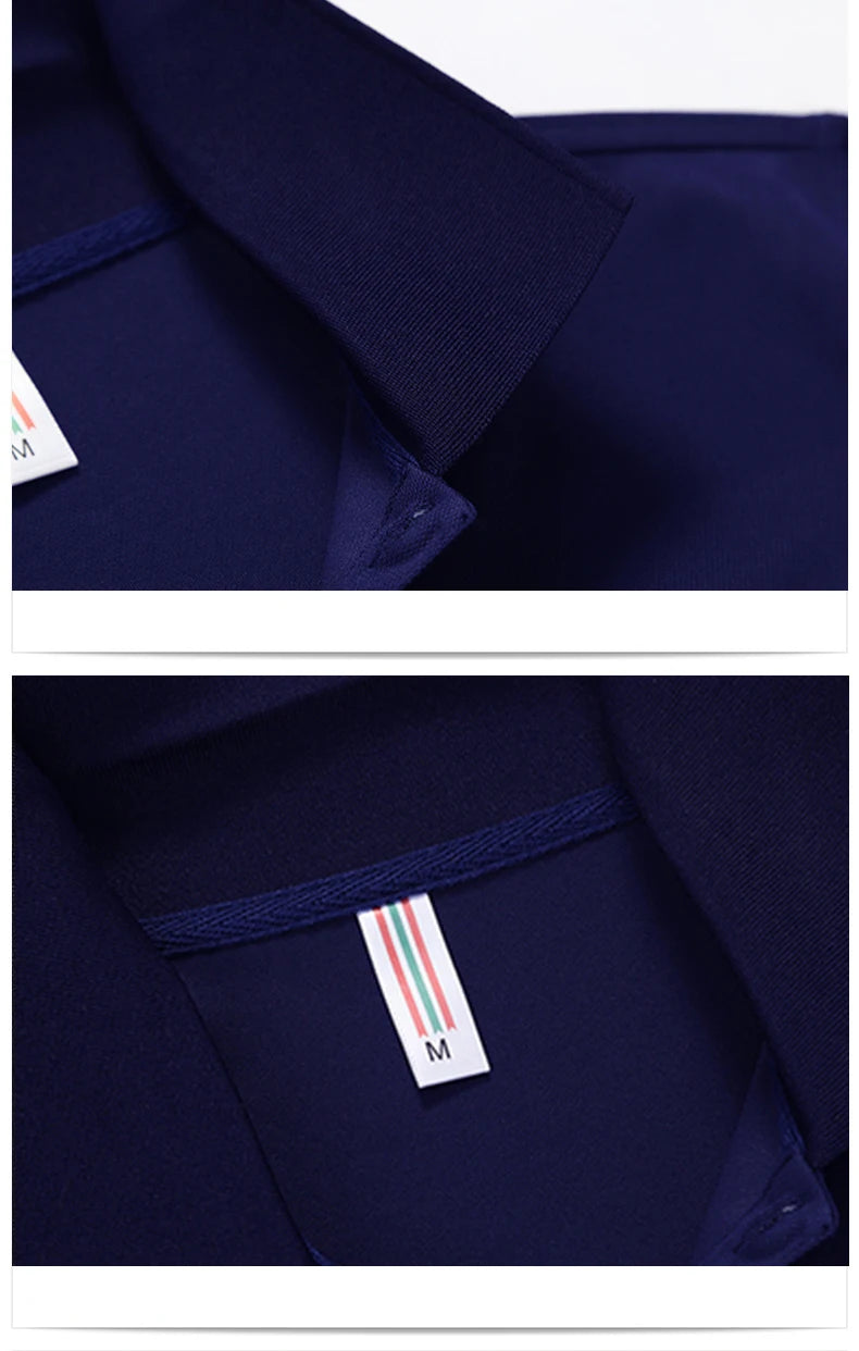 Polo Shirt Men Summer New Men's Short-Sleeved Polo Shirt Mens Embroidery Synthetic Fiber Fabric Youth Casual Business Polo Shirt