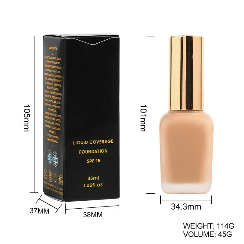 Vegan Full Coverage Matte Foundation