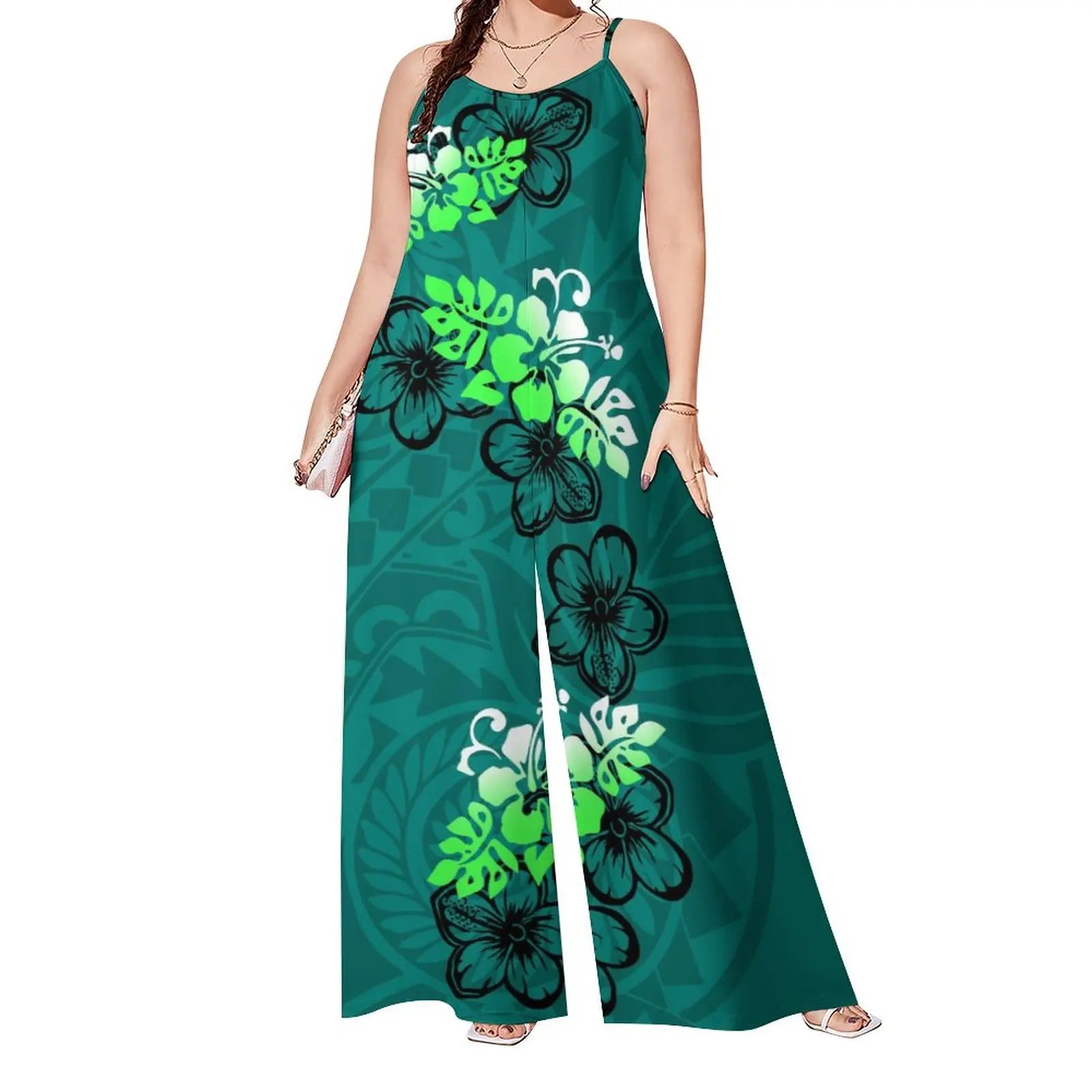 Modern Tribal Print Jumpsuit