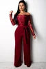 Elegant Off Shoulder Lace Jumpsuit